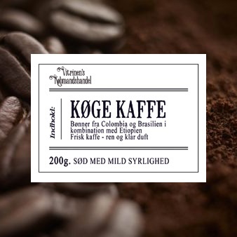 Husets Køge kaffe - Sydamerikanske og Etiopiske kaffebønner